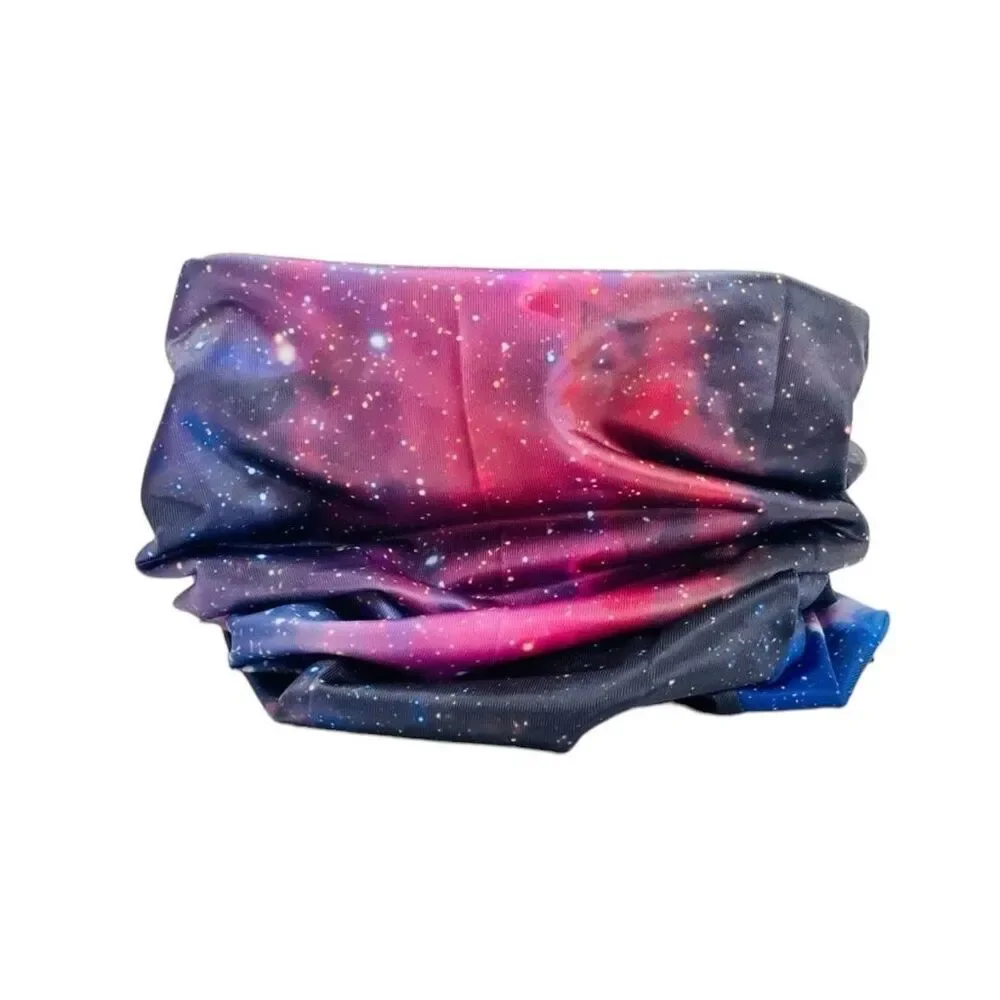 New in Package Unisex Galaxy Space Neck Gaiter Mask Buff Headband